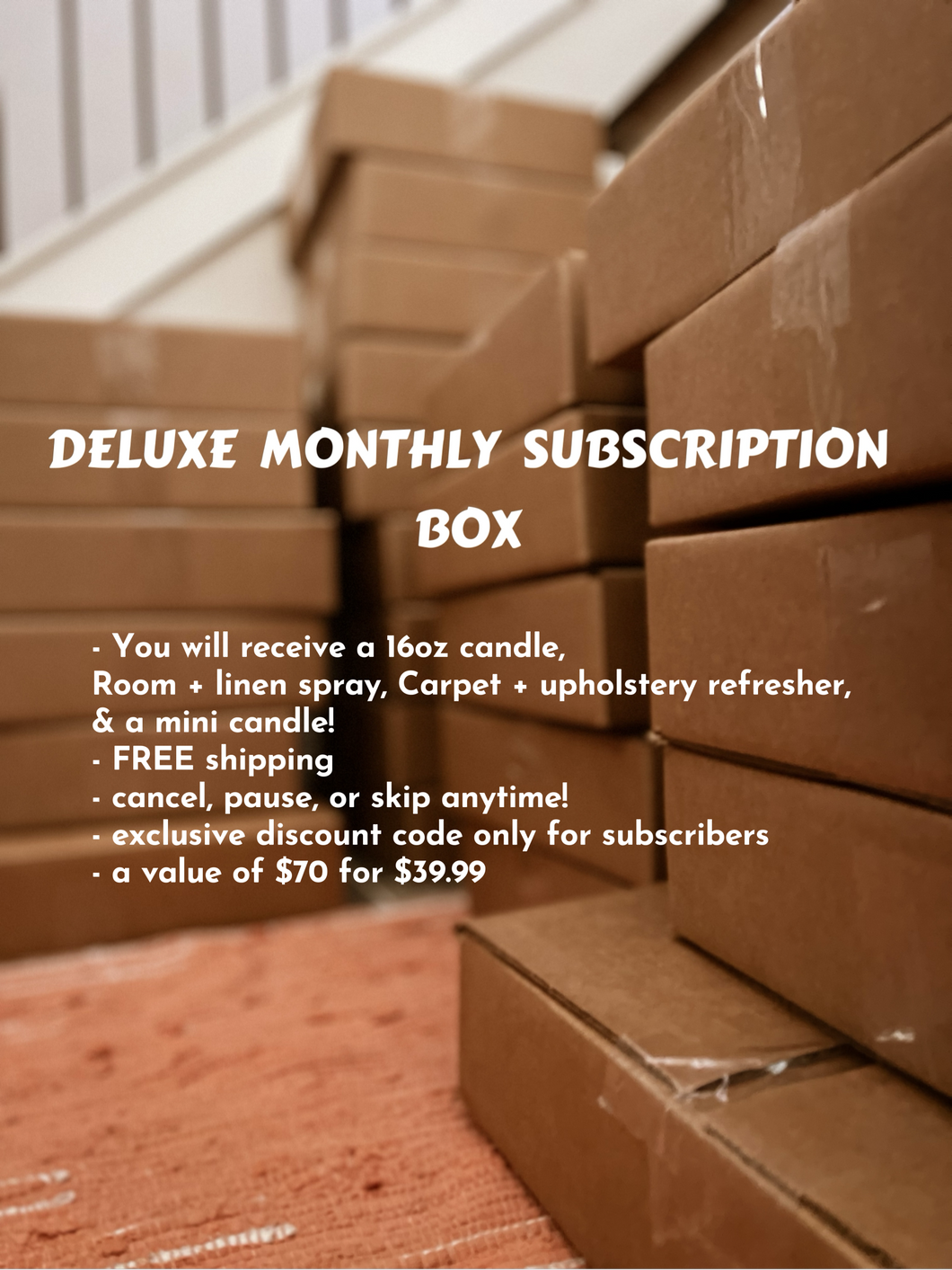 Deluxe Monthly Candle Subscription