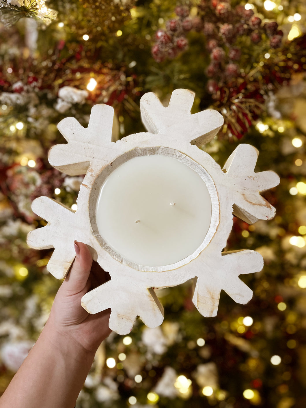 Snowflake Candle ❄️