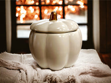 Load image into Gallery viewer, Ceramic Pumpkin - White
