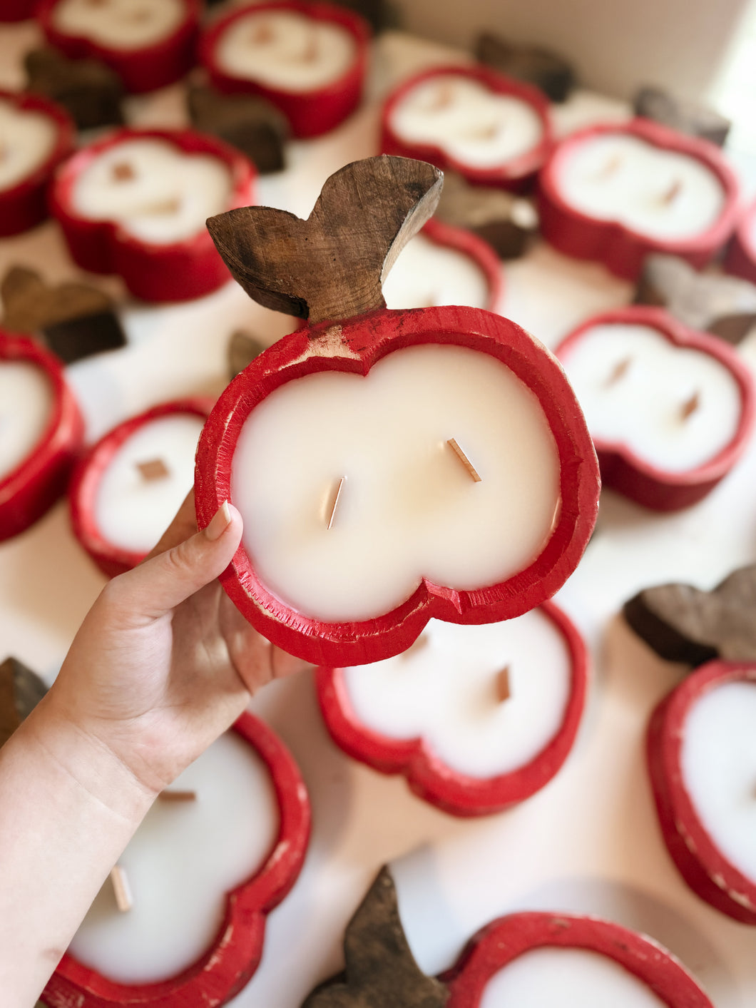 Mini Apple Candle