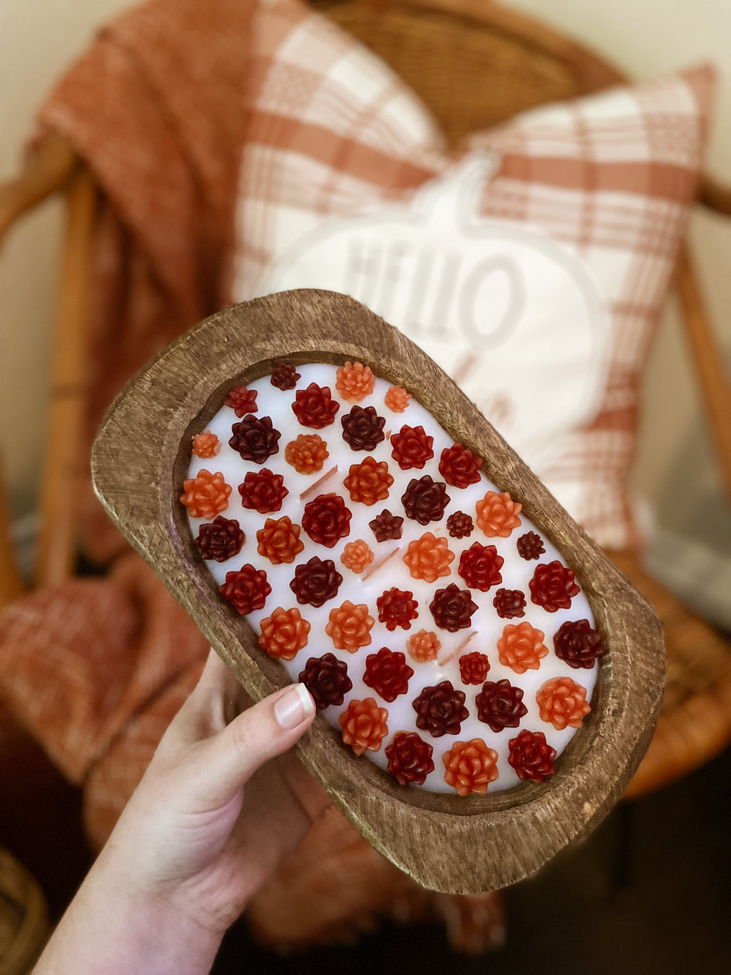 Fall Succulent Dough Bowl